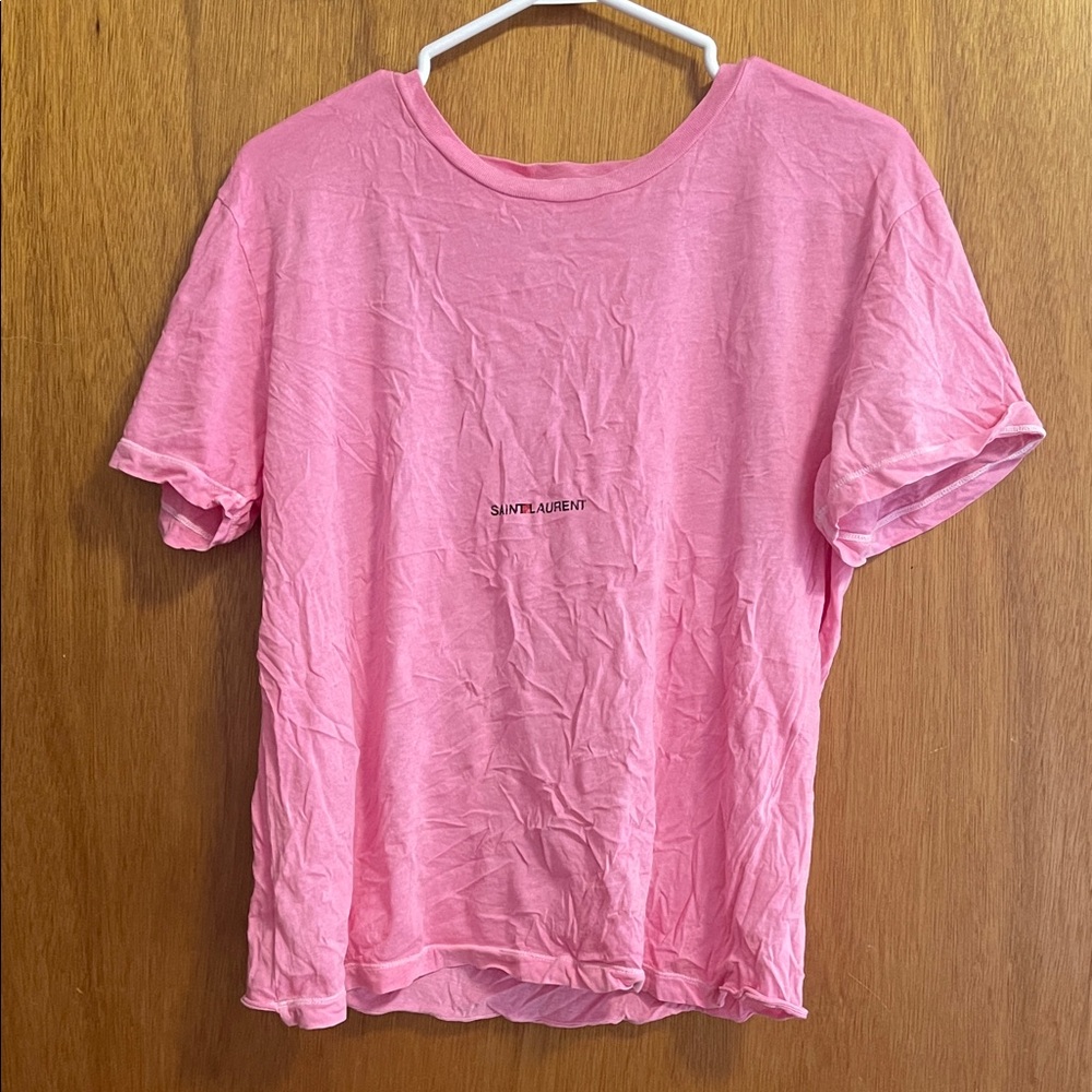 Saint Laurent Light Pink Tee